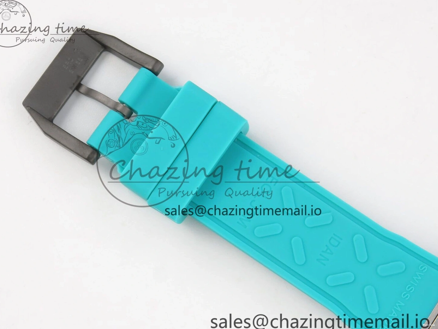 MIROTIME 0419 Pilot Mark XX BLSF 1:1 Best Edition Black Blue Dial on Blue Rubber Strap MIYOTA Sleek 6989